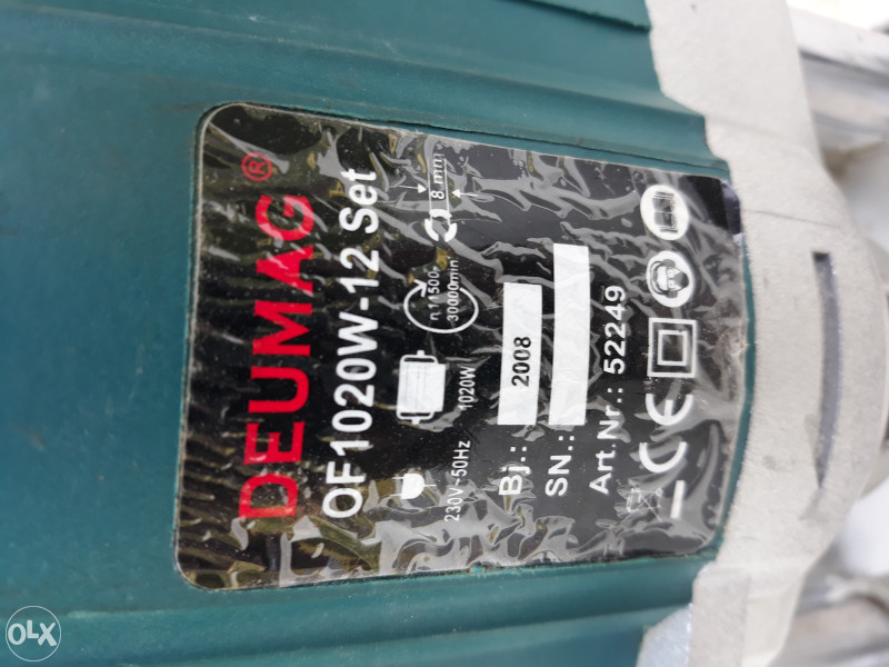 DEUMAG OF 1020 W-12 Set frezer