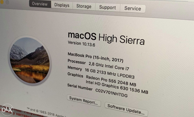Macbook pro 15 2017 touch bar