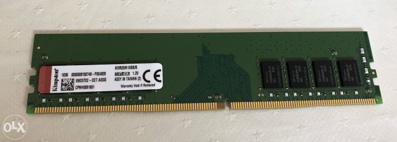 Kingston 8gb Ddr4 At 2666mhz 16gb 2666mhz Kvr26n19s8 Kingston