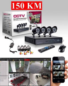 Video nadzor HD rezolucije 5g 4 kamere cctv