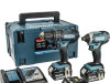 Makita aku set bušilica odvijač DLX2131JX1