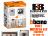 Interfon video set handsfree 10 incha monitor Bticino