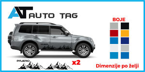 Stikeri i auto naljepnice/naljepnica NISSAN PAJERO