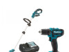 Makita aku set trimer UR100DWAE i aku bušilica DF331DZ