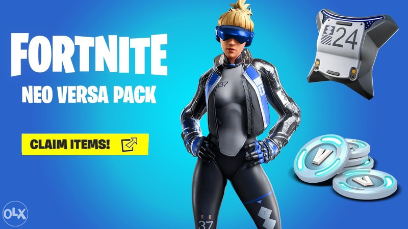 Fortnite Neo Versa Pack V-Bucks Vbucks PS4