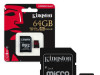 MICRO SD 64GB CLASS10 4K V30 KINGSTON (020883)