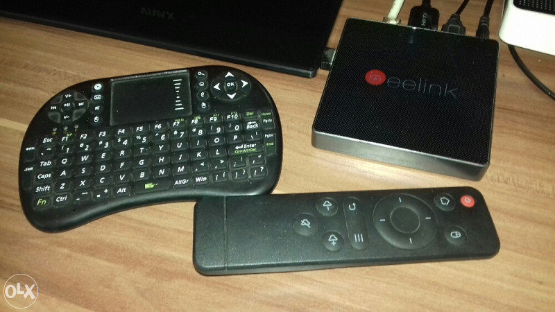 Beelink MiniMXIII Android SetTopBox, BT keyboard, KODI