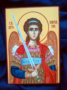 Ikona Minijatura Svetog Arhangela Mihaila