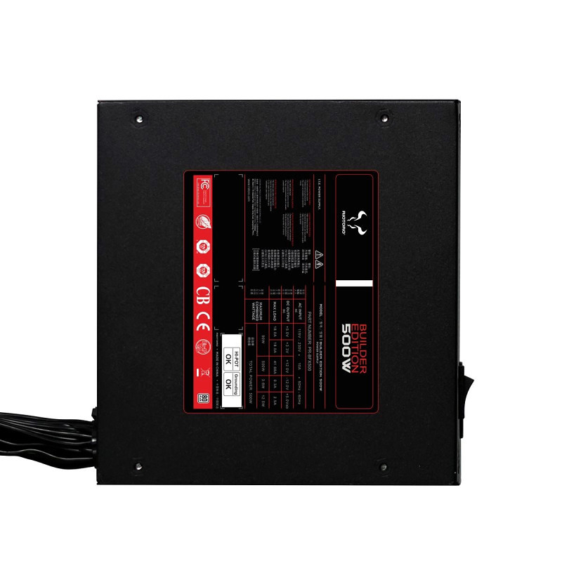 Riotoro Builder Edition 500W 80  White PSU