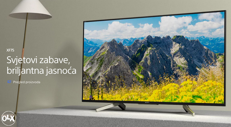 Sony ANDROID 4K 55" UltraHD TV KD55XF7596BAEP EU