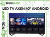 AXEN DLED TV 40'' SMART ANDROID DVB-S/S2/T/T2/C