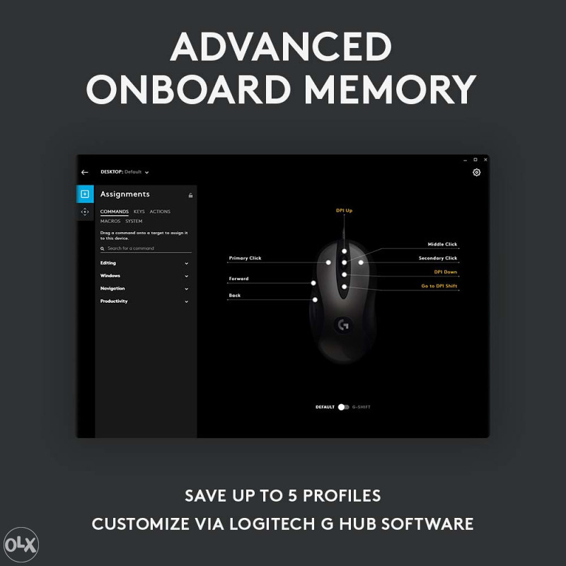 Logitech MX518 2018 - Hero sensor MX 518 mis