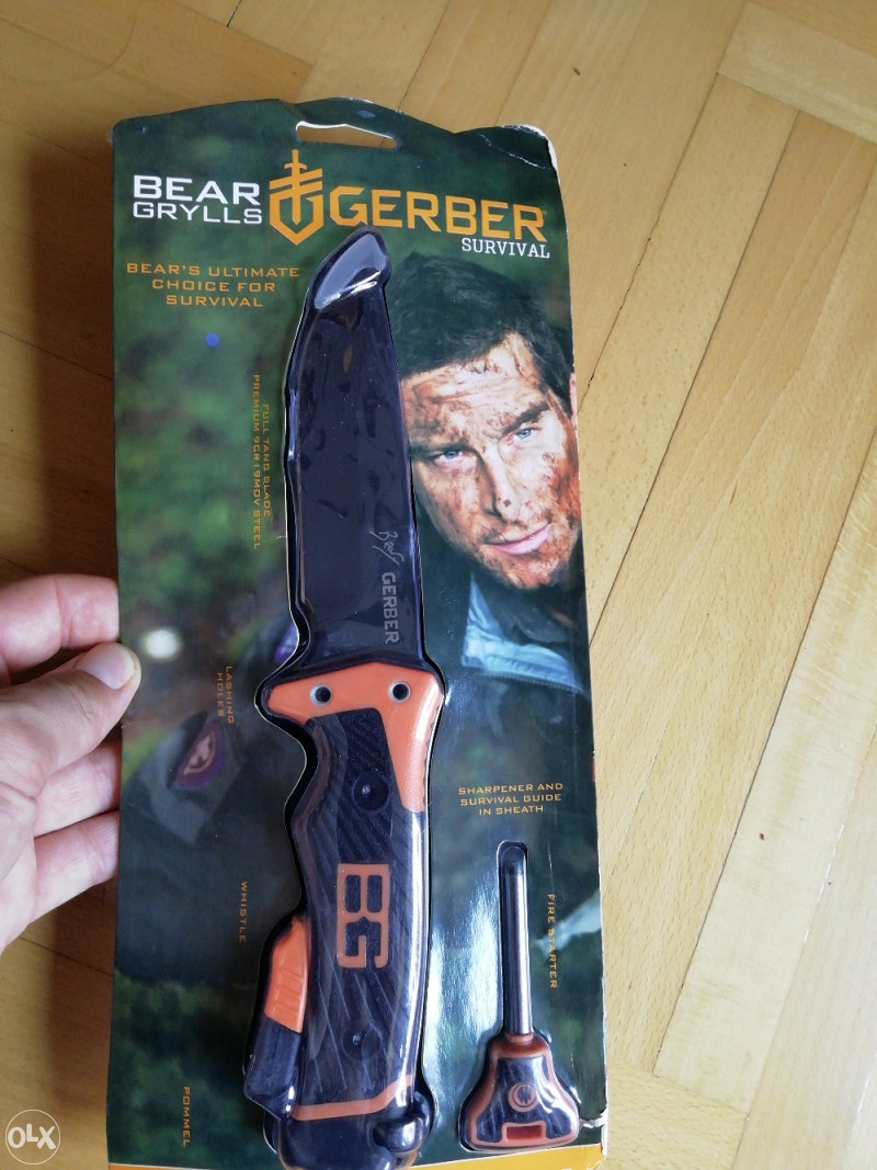 Bear Grylls Ultimate Pro Fixed Blade ravna ostrica