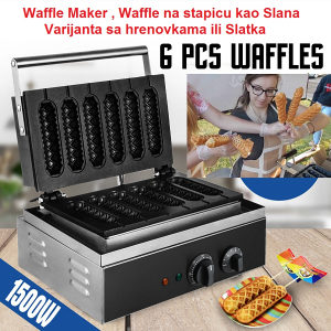mašina za pravljenje vafli Waffle na stapicu