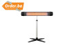 Grijalica halogena 2000 W, zid/strop/stalak ZLN3286
