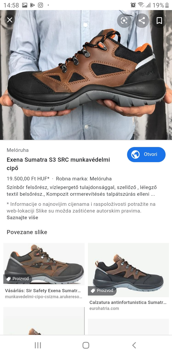 Eurohatria Scarpe Antinfortunistiche 3m Radne Htz,cipele Oprema Za