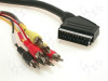 SCART NA RCA CINCH KABAL 1,5m (001224)