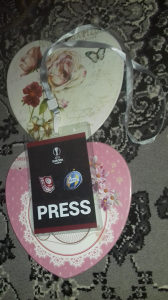 Press iskaznica sa meča FK Sarajevo - Bate
