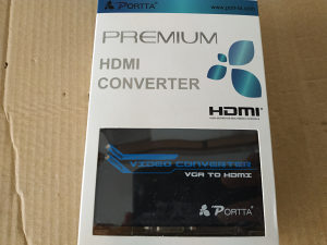 PORTTA premium VGA to HDMI converter