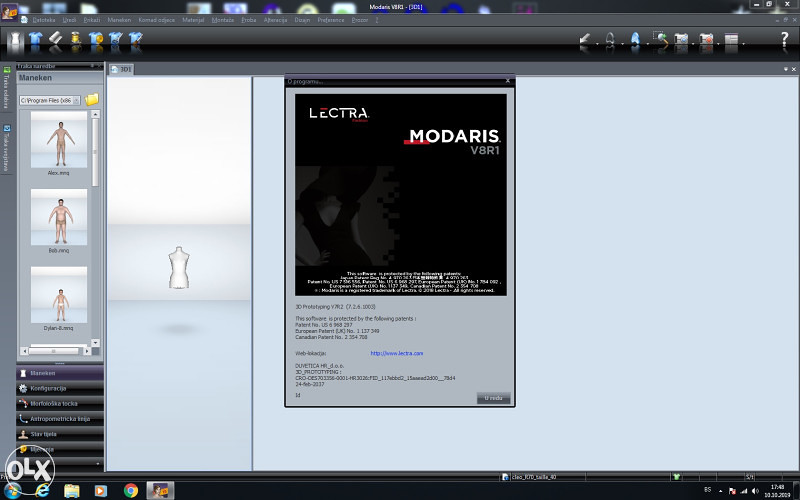 Lectra Modaris V8R1 + Diamino Fashion V6R2