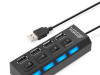 GIGATECH USB HUB 4 PORTNI (023422)