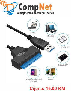 Kabal Sata HDD/SSD na USB