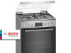 Šporet INOX kombinovani BOSCH plin struja HXN390G50H