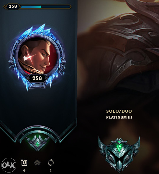 Odličan LOL acc (EUNE) 258 LEVEL