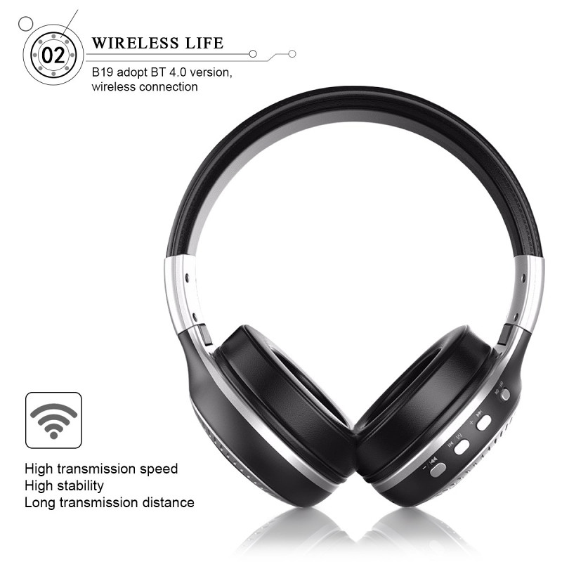 EIVOTOR B19 bluetooth slušalice s ekranom