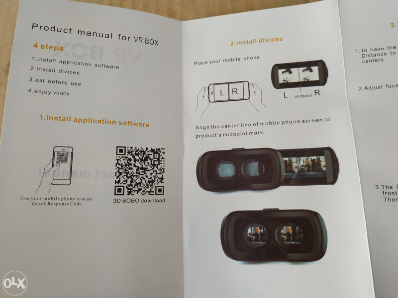 CooCheer 2.0 Version 3D VR Boy Virtual Reality Glasses