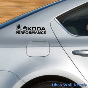 Auto naljepnica Skoda performance stiker stikeri
