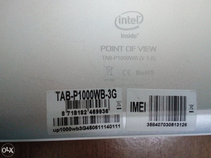 Tablet point of view TAB-P1000WB 10,1''