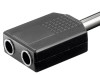 ADAPTER SA 2X6.3 NA 1X6.3 STEREO (000093)