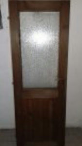 Sobna vrata 75 cm, postakljena, palisander