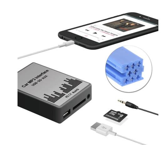 Adapter USB AUX MP3 za fabricki radio Renault - Kablovi i konektori ...