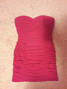 H&M kratka crvena haljina