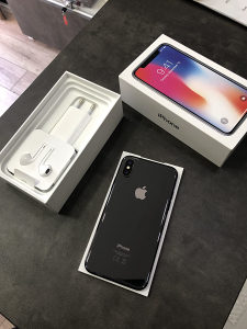 Iphone X 256gb Space Gray kao Nov Full paket