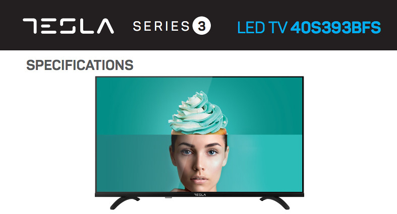 Tesla SMART 40&quot; LED WiFi TV 40S393BFS FullHD ili 40S393