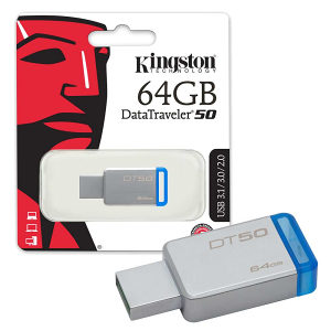 USB 3.1/3.0/2.0 Kingston 64 GB DT50
