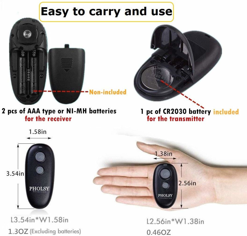 PHOLSY Wireless Shutter cord cable S6 and S8 SONY