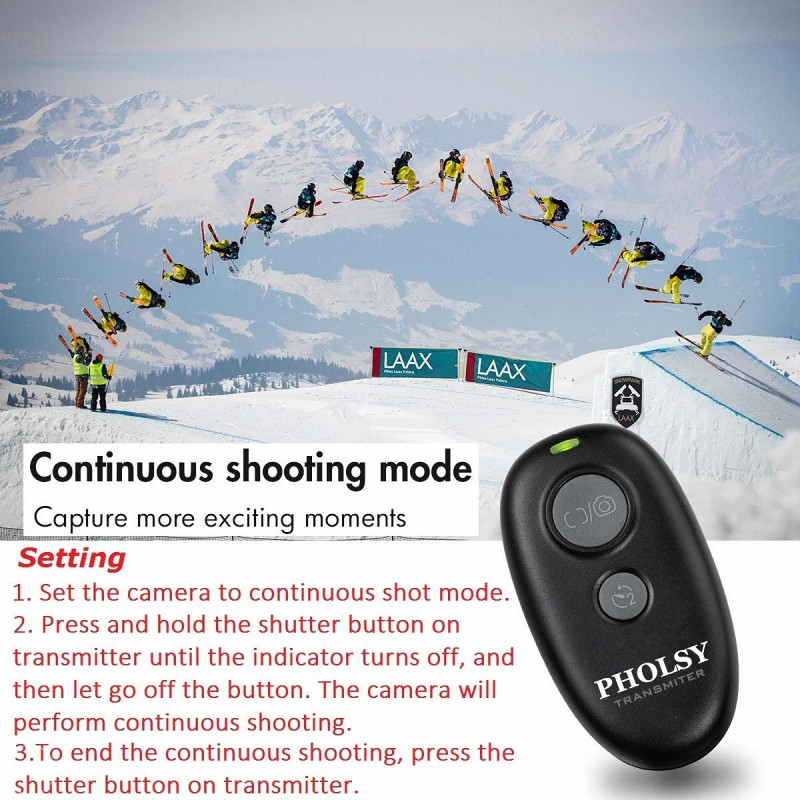 PHOLSY Wireless Shutter cord cable S6 and S8 SONY