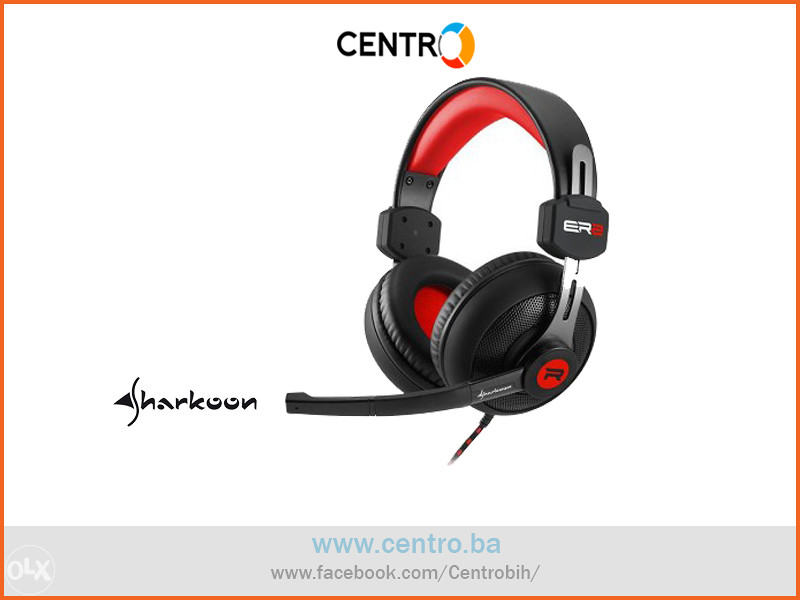 Gaming Slusalice Sharkoon Rush ER2 Crvene PC slušalice