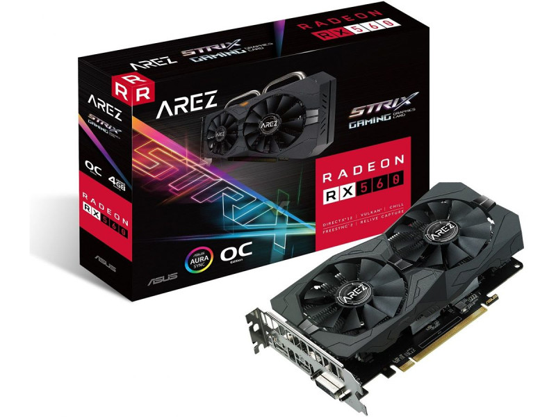 ASUS AMD Radeon AREZ RX560-O4G-EVO