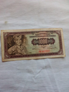 stari papirni novac
