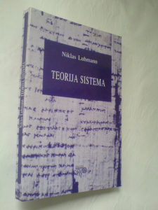 Teorija sistema - Niklas Luhmann
