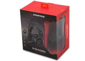 Rampage RM-K2 X-QUADRO Crne USB 7.1 RGB