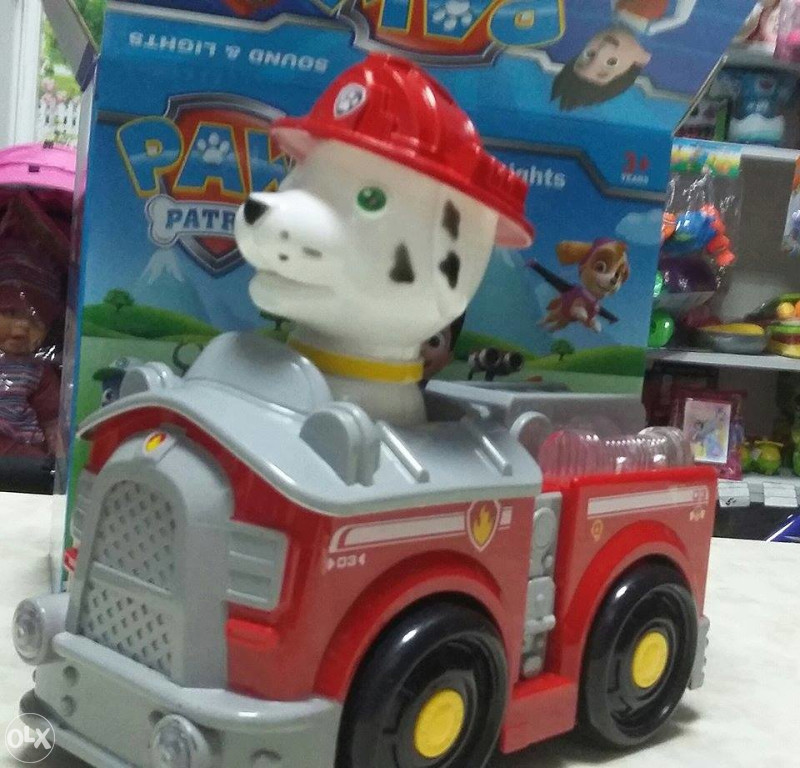 Marshall paw patrol VATROGASAC, autić, igračke