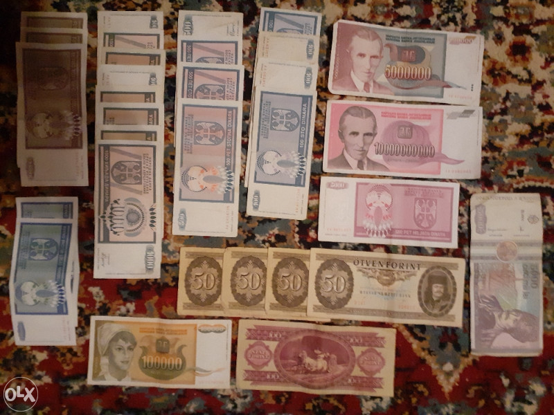 Novcanice Rumunija,SFRJ,Madjarska i RS. - Novčanice - OLX.ba