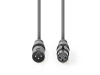 AUDIO MIKROFONSKI PRODUZNI XLR 3POLNI KABAL 10M(25159)