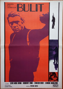 BULIT STEVE MCQUEEN original kino poster plakat